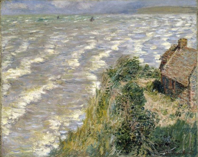 Rising Tide at Pourville, Claude Monet